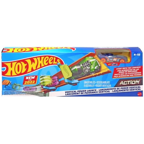 Hot Wheels Klasszikus Trükköző Játékszett Szuper Függőleges Kilövés