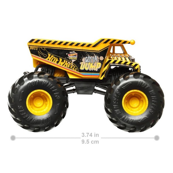 Hot Wheels Monster Trucks 1:24 Autó - Gotta Dump