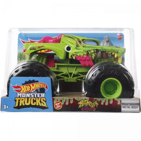 Hot Wheels Monster Trucks 1:24 Autó Hotweiler