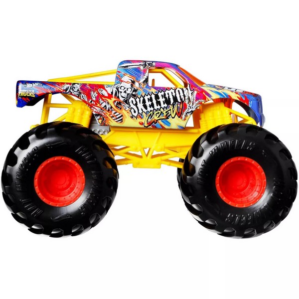 Hot Wheels Monster Trucks 1:24 Autó Skeleton Crew