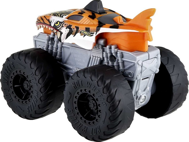 Hot Wheels Monster Trucks 1:43 Fénnyel és Hanggal Tiger Shark