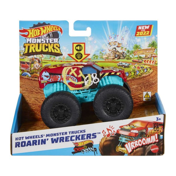 Hot Wheels Monster Trucks 1:43 Fény+Hang Demo Derby