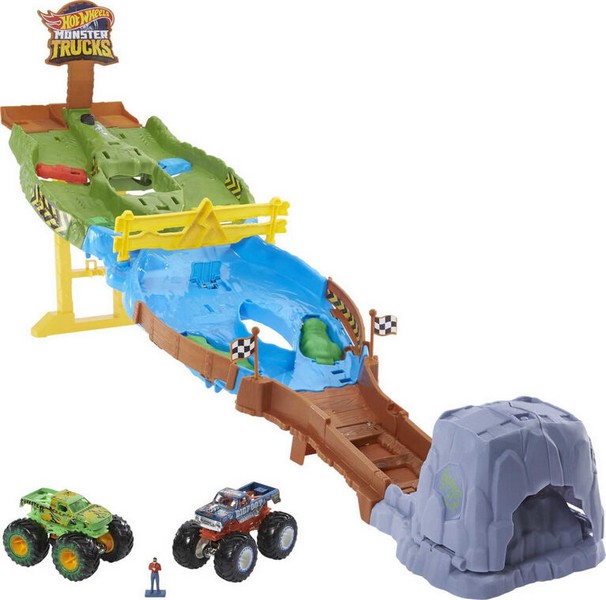 Hot Wheels Monster Trucks Hegyi Szlalom Versenypálya