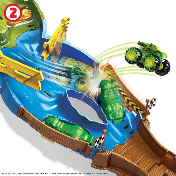 Hot Wheels Monster Trucks Hegyi Szlalom Versenypálya
