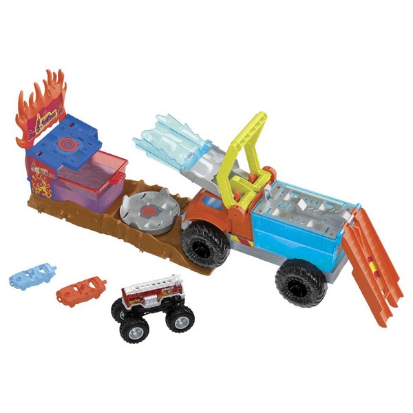 Hot Wheels Monster Trucks Live Aréna - Színváltós 5 Alarm