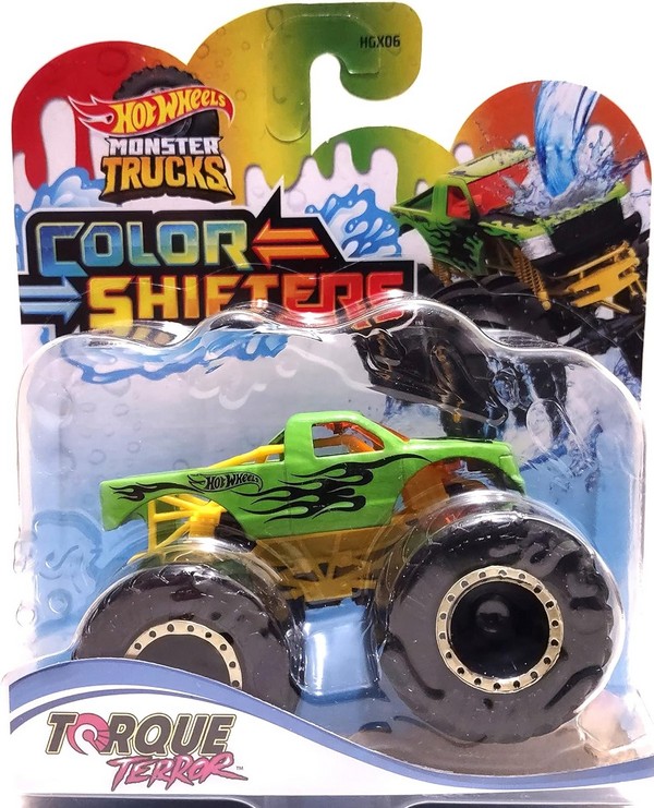 Hot Wheels Monster Trucks Színváltós Autó Torque Terror