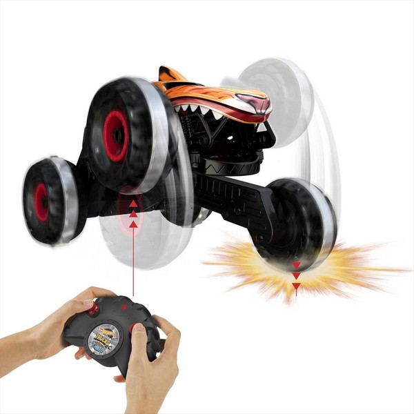 Hot Wheels Monster Trucks Távirányítós Terepmászó Tiger Shark