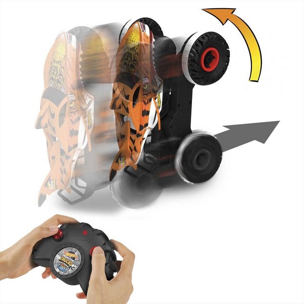 Hot Wheels Monster Trucks Távirányítós Terepmászó Tiger Shark