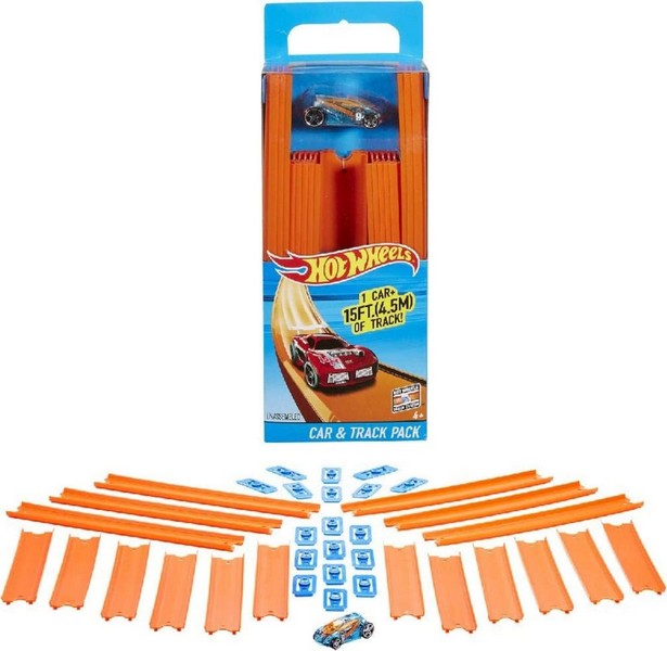 Hot Wheels Track Builder Egyenes Pályacsomag Kisautóval