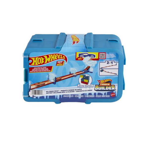 Hot Wheels Track Builder Természeti Erők Ice Crash Playset