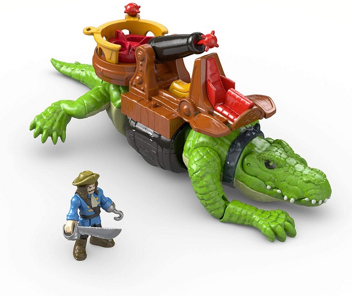 Imaginext sétáló krokodil és Hook kapitány