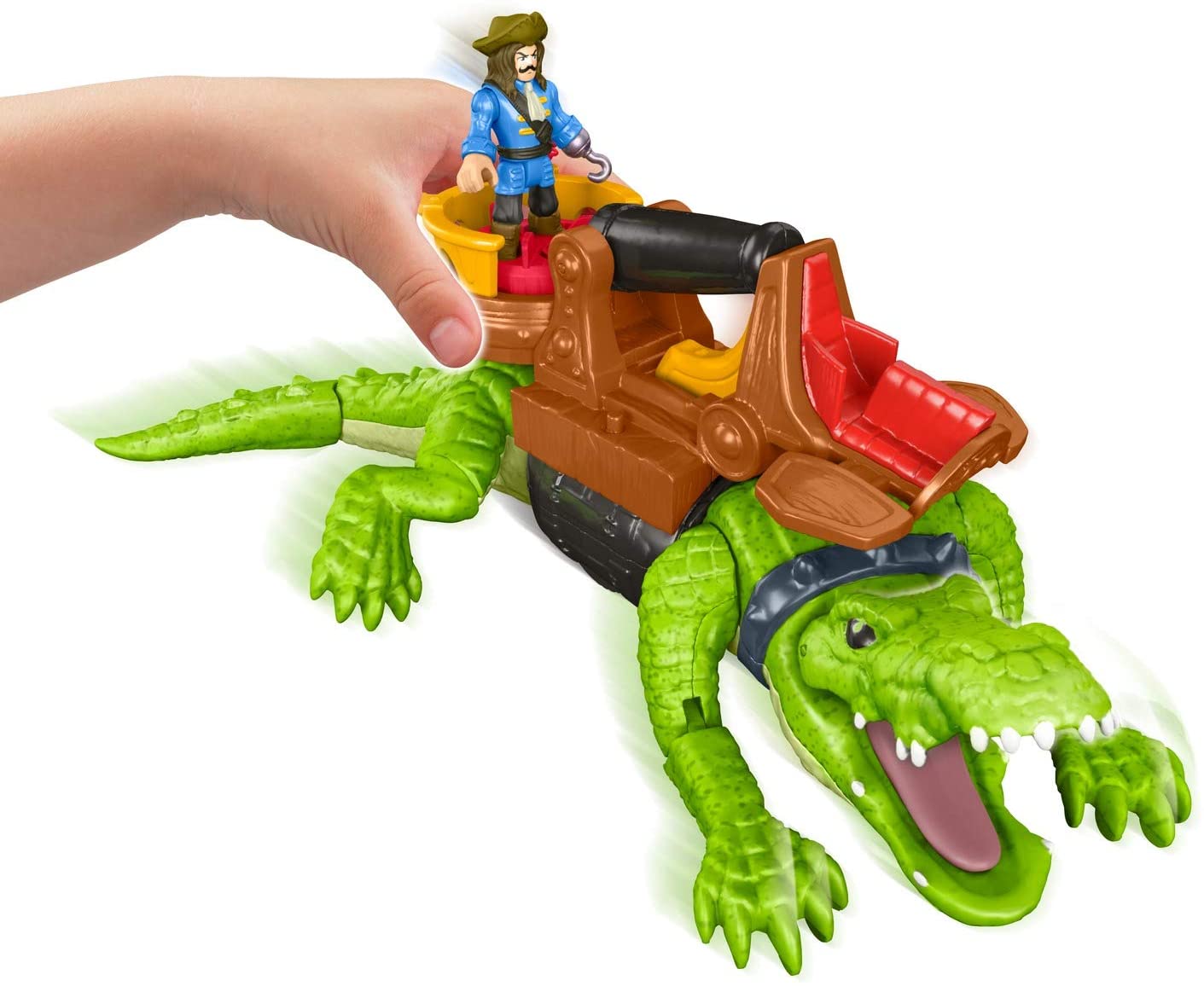 Imaginext sétáló krokodil és Hook kapitány