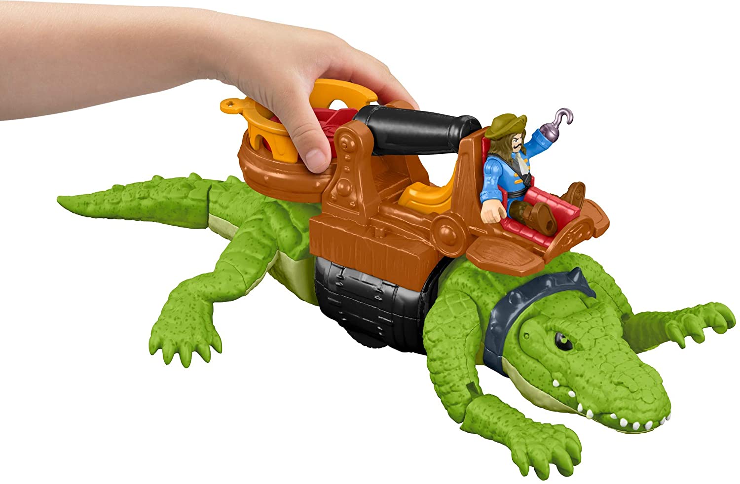 Imaginext sétáló krokodil és Hook kapitány