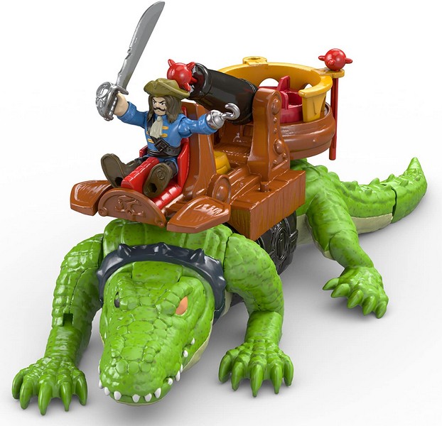 Imaginext sétáló krokodil és Hook kapitány