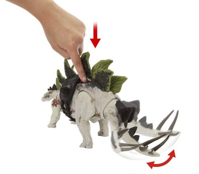 Jurassic World Óriás Támadó Dinó - Stegosaurus