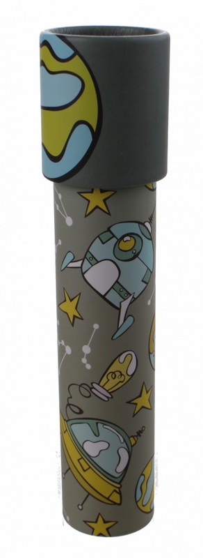 Kaleidoszkóp világűr mintával 19 cm, többféle