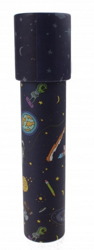Kaleidoszkóp világűr mintával 19 cm, többféle