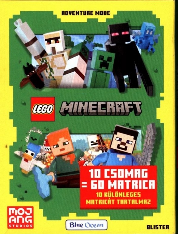 LEGO Minecraft Matrica Blister Csomag