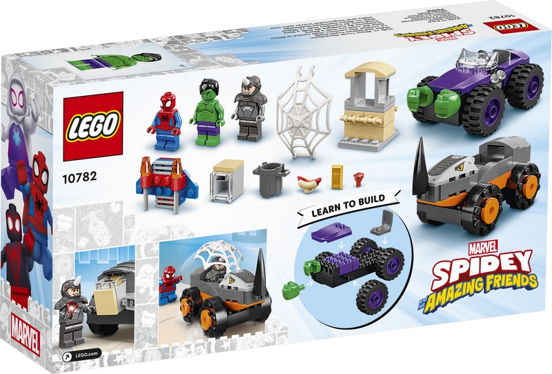 LEGO Super Heroes 10782 Hulk vs. Rhino teherautós leszámolás
