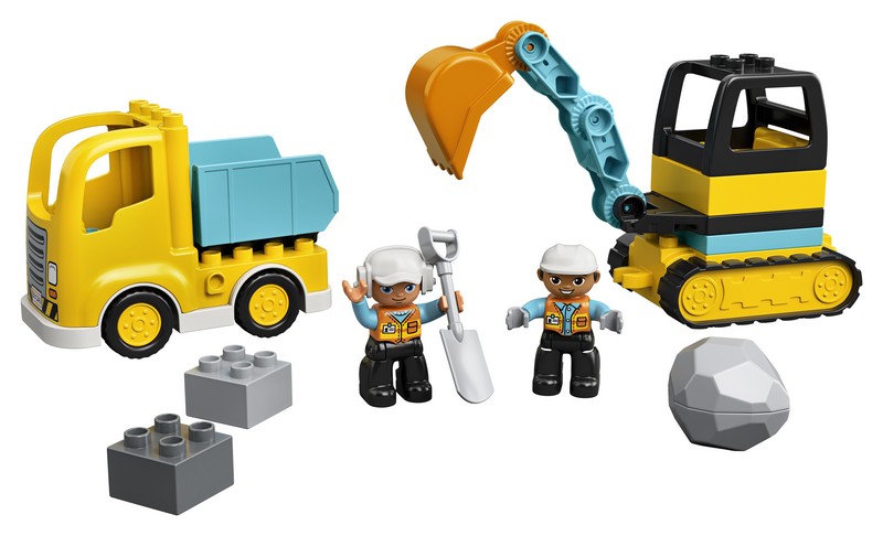 LEGO DUPLO 10931 Teherautó és lánctalpas exkavátor