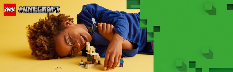 LEGO Minecraft 21251 Steve Sivatagi Expedíciója