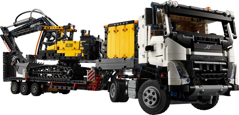 LEGO Technic 42175 Volvo Fmx Teherautó És Ec230 Elektromos Markoló