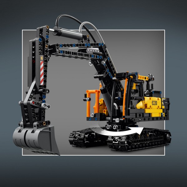 LEGO Technic 42175 Volvo Fmx Teherautó És Ec230 Elektromos Markoló