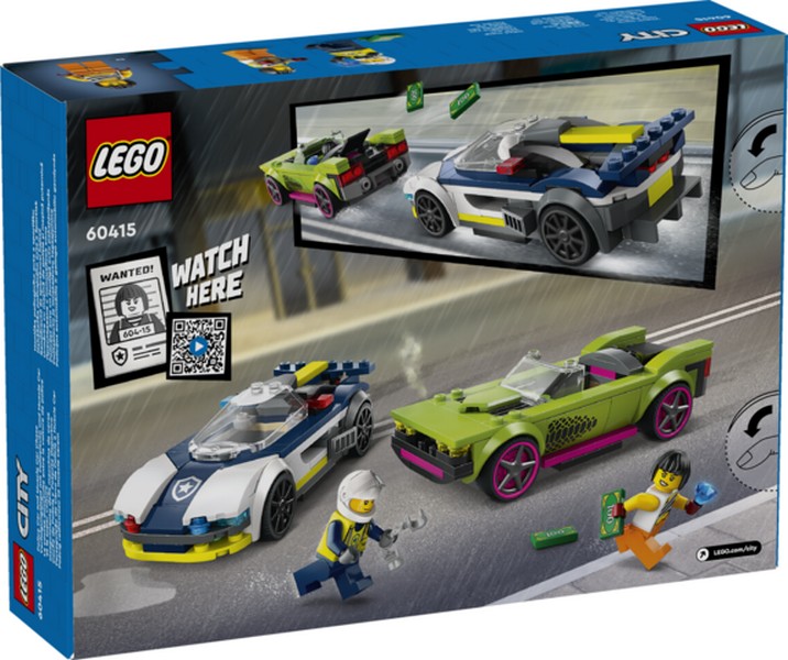 LEGO City 60415 Rendőrautó És Sportkocsi Hajsza