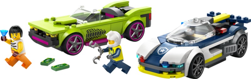LEGO City 60415 Rendőrautó És Sportkocsi Hajsza