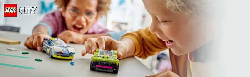 LEGO City 60415 Rendőrautó És Sportkocsi Hajsza