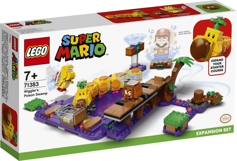 LEGO Super Mario 71383 Wiggler Mérgező mocsara kiegészítő szett
