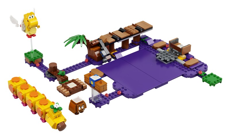 LEGO Super Mario 71383 Wiggler Mérgező mocsara kiegészítő szett