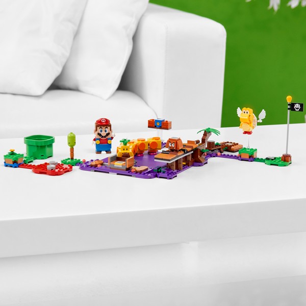LEGO Super Mario 71383 Wiggler Mérgező mocsara kiegészítő szett