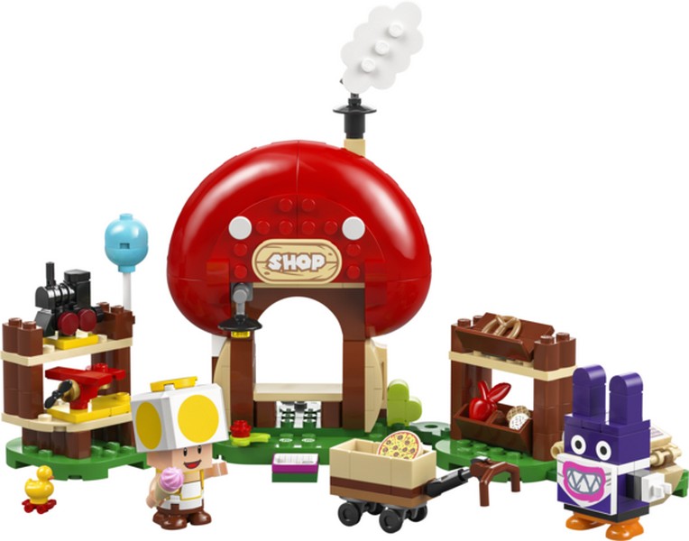 LEGO Super Mario 71429 Nabbit Toad Boltjánál Kiegészítő Szett