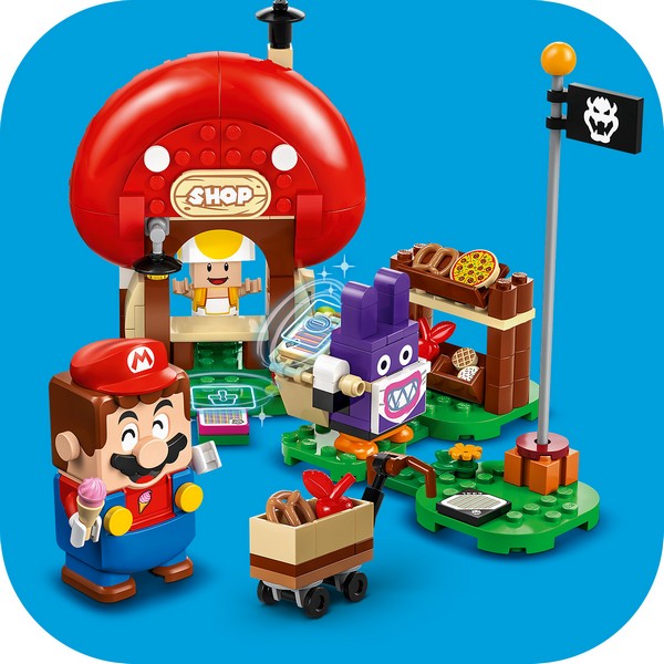 LEGO Super Mario 71429 Nabbit Toad Boltjánál Kiegészítő Szett