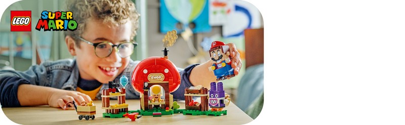 LEGO Super Mario 71429 Nabbit Toad Boltjánál Kiegészítő Szett