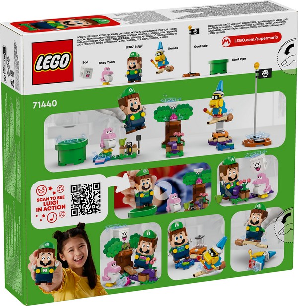 LEGO Super Mario 71440 Kalandok Az Interaktív LEGO Super Mario® Luigi™ Figurával