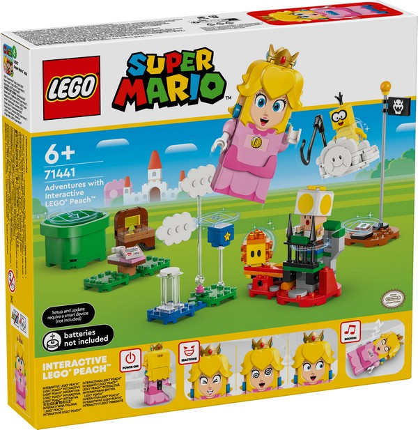 LEGO Super Mario 71441 Kalandok Az Interaktív LEGO Super Mario® Peach™ Figurával