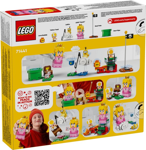 LEGO Super Mario 71441 Kalandok Az Interaktív LEGO Super Mario® Peach™ Figurával