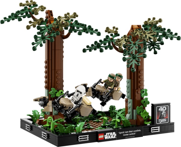 LEGO Star Wars 75353 Endor™ sikló üldözés dioráma