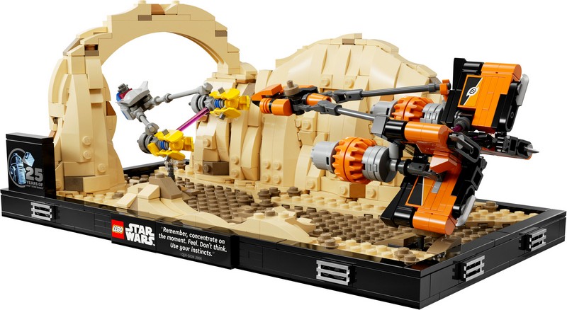 LEGO Star Wars 75380 Mos Espa fogatverseny dioráma
