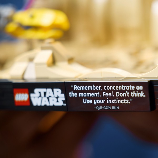 LEGO Star Wars 75380 Mos Espa fogatverseny dioráma