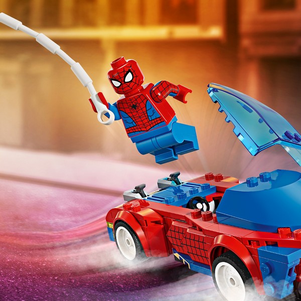 LEGO Super Heroes 76279 Pókember Versenyautó &amp; Venomizált Zöld Manó