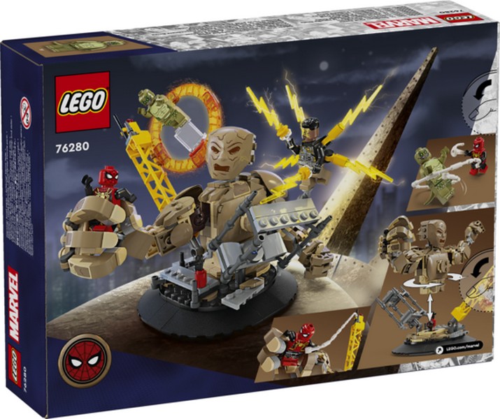 LEGO Super Heroes 76280 Pókember Vs. Homokember: A Döntő Ütközet