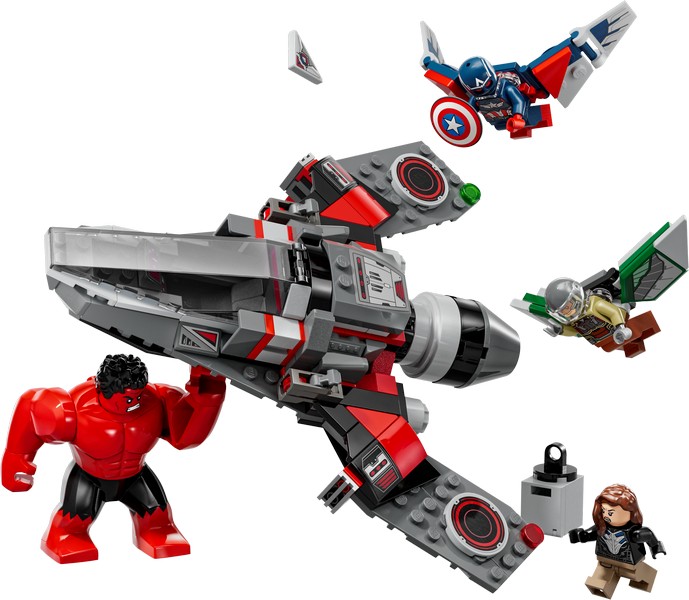 LEGO 76292 Amerika Kapitány Vs. Vörös Hulk Csata