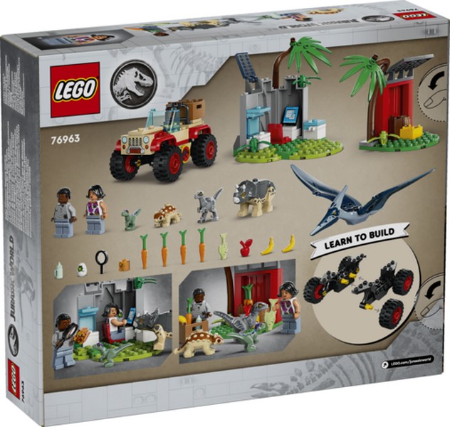 LEGO Jurassic World 76963 Kis Dínók Mentőközpont