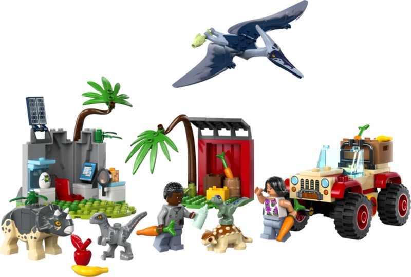 LEGO Jurassic World 76963 Kis Dínók Mentőközpont