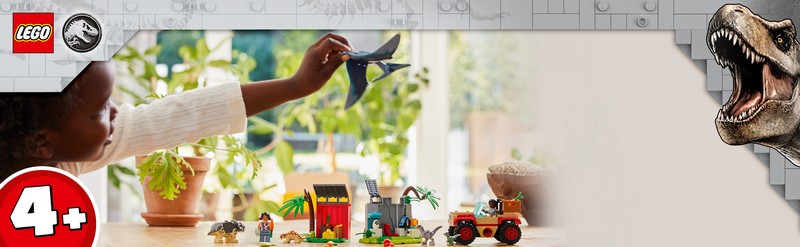 LEGO Jurassic World 76963 Kis Dínók Mentőközpont