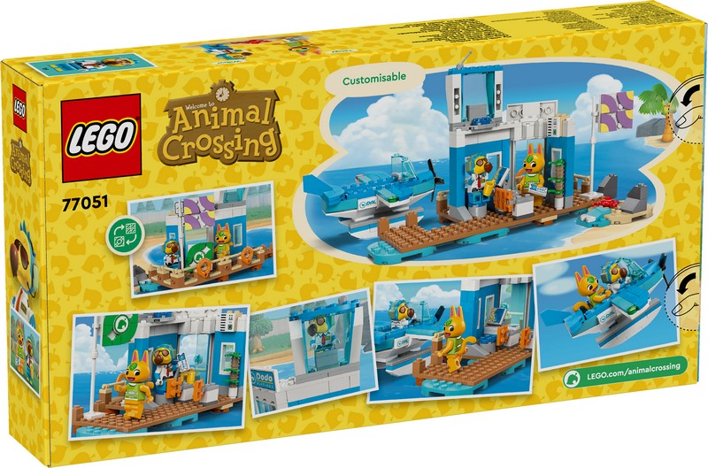 LEGO Animal Crossing 77051 Repülj A Dodo Airlines Fedélzetén