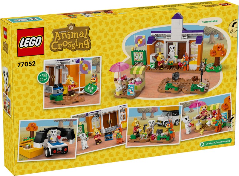LEGO Animal Crossing 77052 K.K Koncertje A Téren